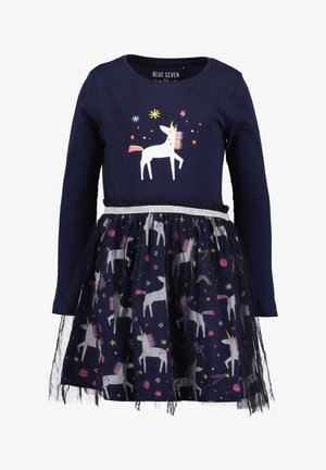 Blue Seven, Jerseykleid - ultramarin aop