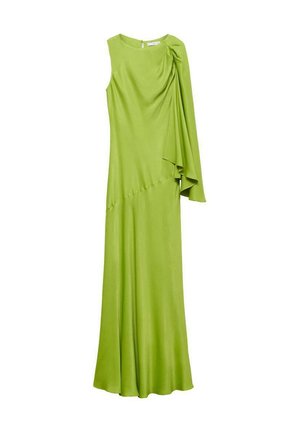 Mango LANGE MET VOLANTMOUWEN - Abiti per occasioni speciali - green
