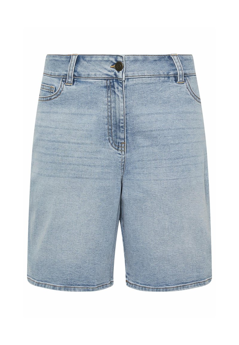 Bermuda en coton léger fille marine