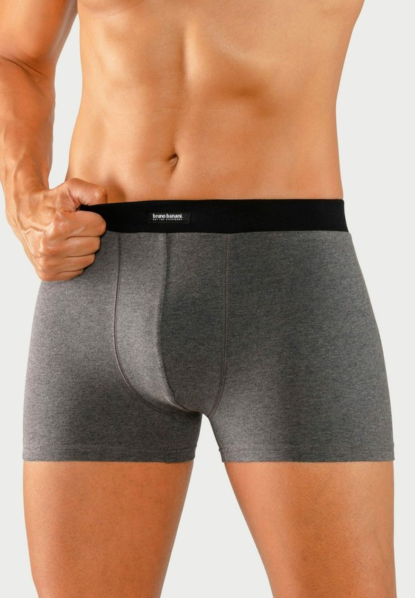 3 PACK - Trunks - bedruckt schwarz grau meliert