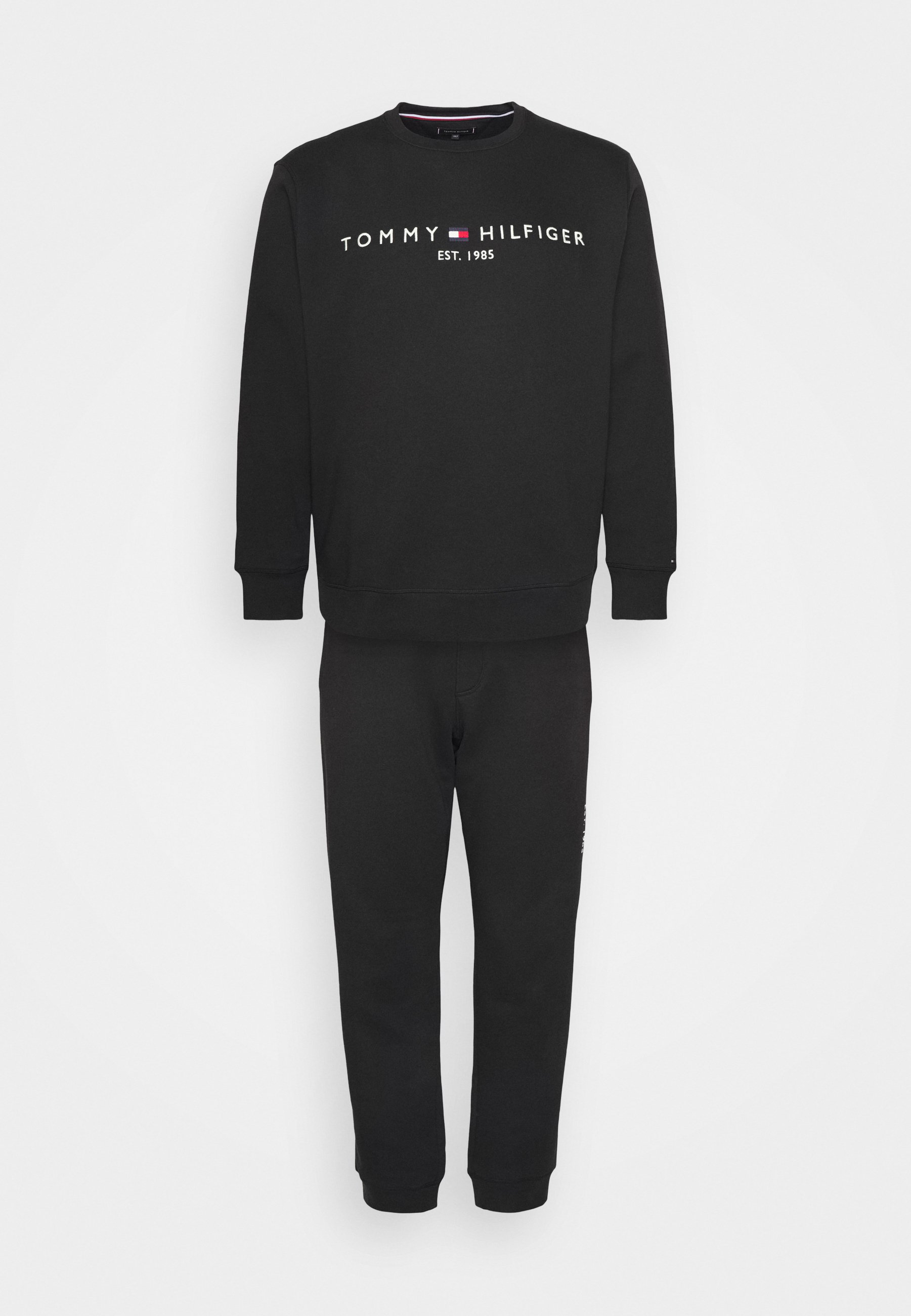 Mens black tommy hilfiger tracksuit Clearance