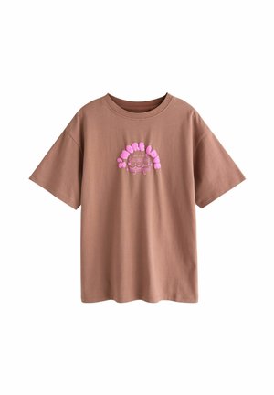 Tricou cu imprimeu - brown smore