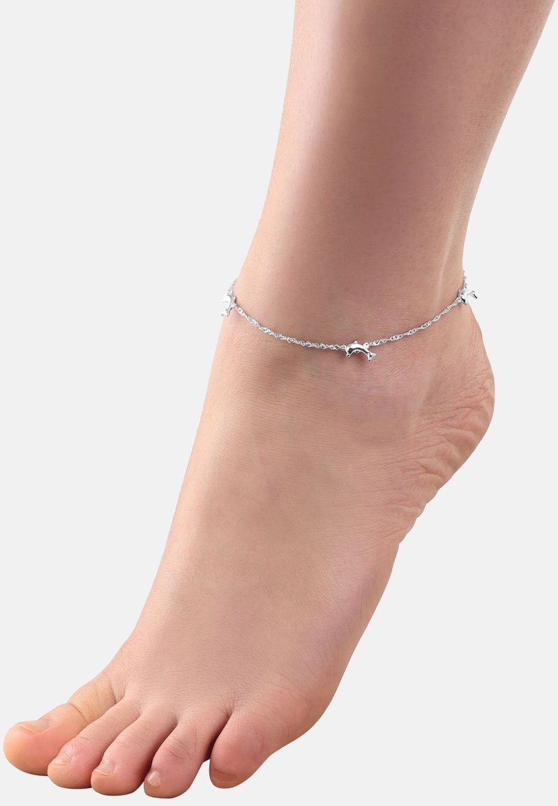 amor DOLPHIN - Tobillera - silberfarben