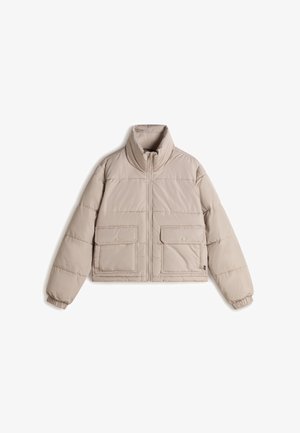 Vans AUBREY PUFFER - Zimní bunda - mushroom
