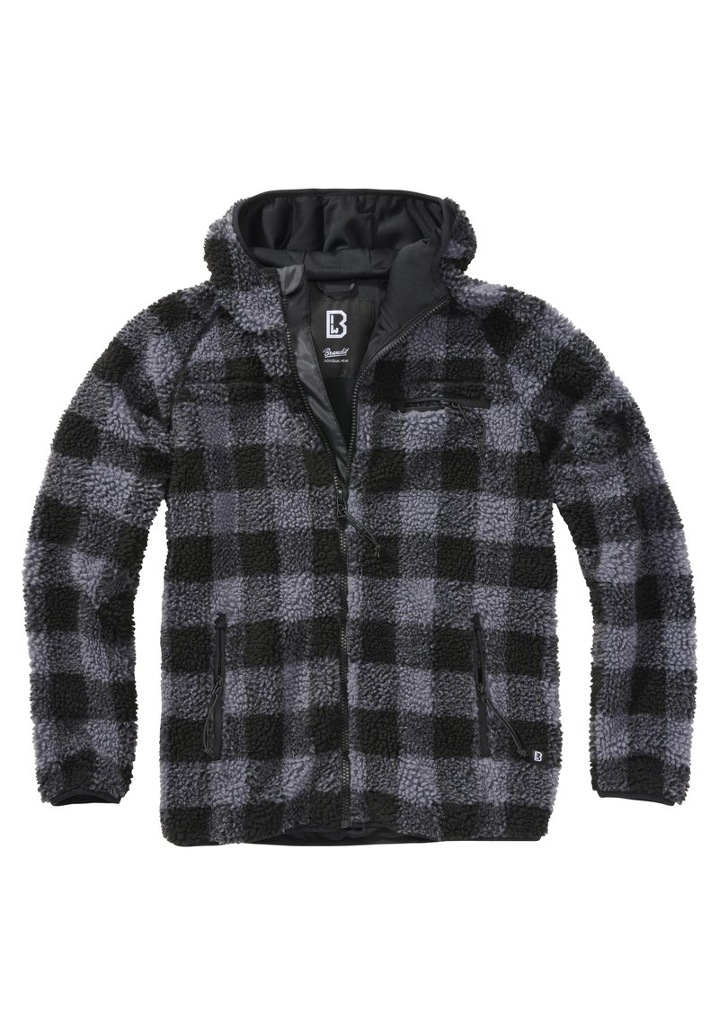 Brandit - WORKER - Fleecejacke - black grey, Vergrößern