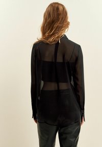 Next LONG SLEEVE SHEER - Pogājama blūze - black