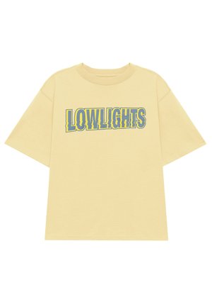 LOW LIGHTS STUDIOS® WAVES - T-shirt imprimé - yellow
