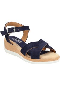 Lüke Schuhe Wedge sandals - blau