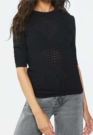 WE Fashion Strickpullover - black