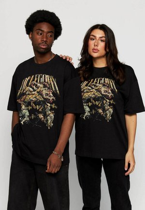 OVERSIZE ALEGORY - T-shirt con stampa - black