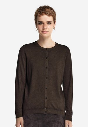 ULTRAFINE ROUND NECK - Cardigan - Brown