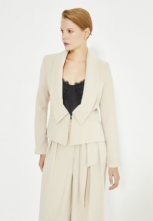 FRONT - Blazer - beige
