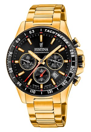 TIMELESS  - Montre à aiguilles - schwarz- und goldfarben