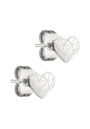 MINI BROKEN HEART - Oorbellen - silberfarben