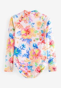 Next LONG SLEEVED-REGULAR FIT - Badedragt - white floral