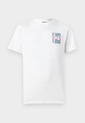 PARADISE STRIP UNISEX - Nyomott mintás póló - white