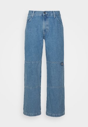 DOUBLE KNEE  - Relaxed fit jeans - light wash