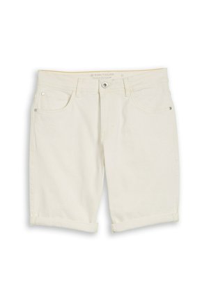 TOM TAILOR, TTJOSH REGULAR SLIM FIT - Short en jean - raw offwhite denim