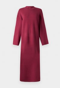 YASELMA LONG DRESS - Pletené šaty - tibetan red