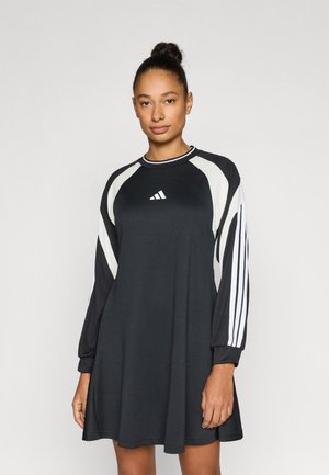 HER DRESS - Sportska haljina - black/off white/white