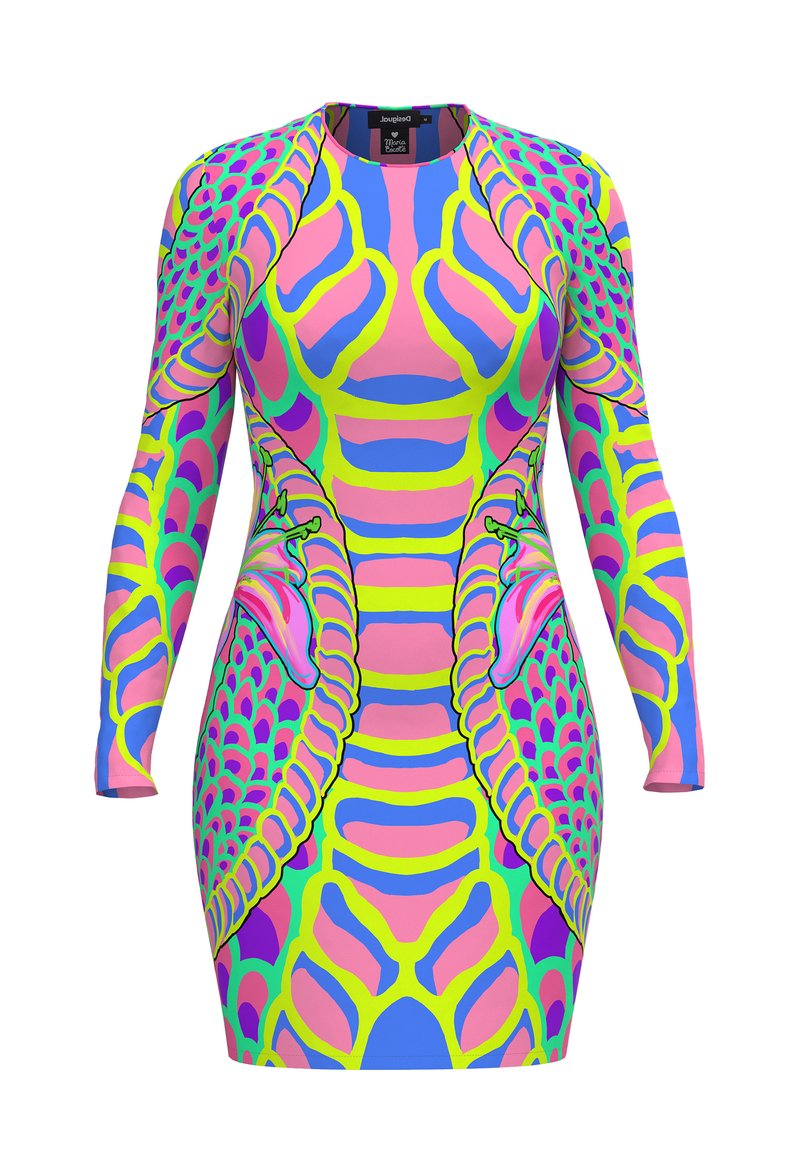 Desigual Gebreide jurk meerkleurig Desigual Gebreide jurk meerkleurig