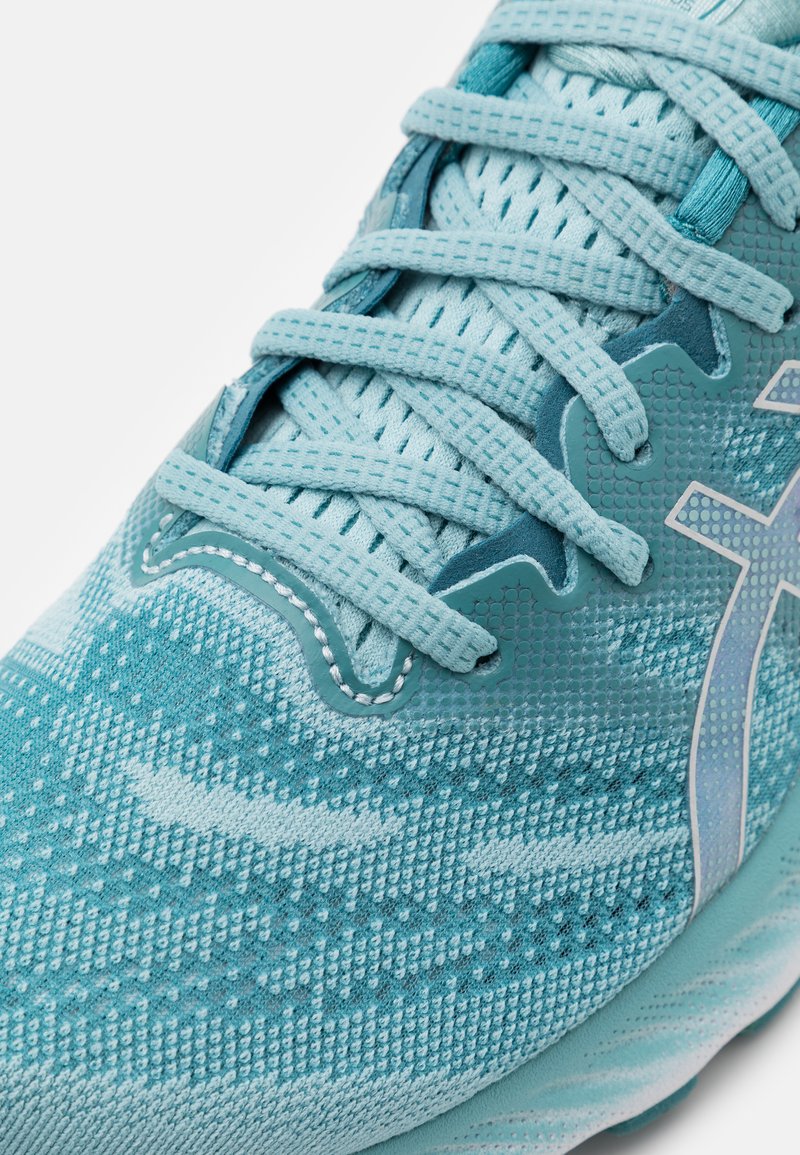 Asics Gel Nimbus 23 Neutral Running Shoes Smoke Blue Pure Silver Blue Zalando Ie