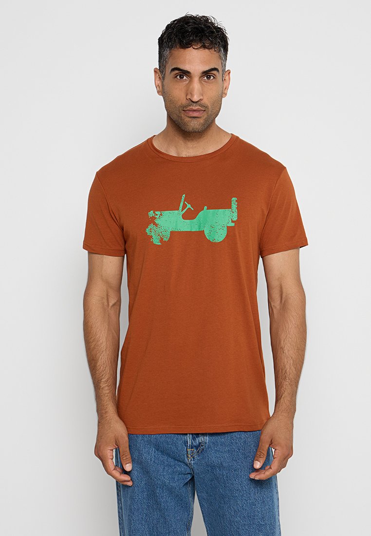 Jeep T-shirt print rood