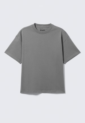 Weekday, GREAT BOXY - T-shirt basique - grey