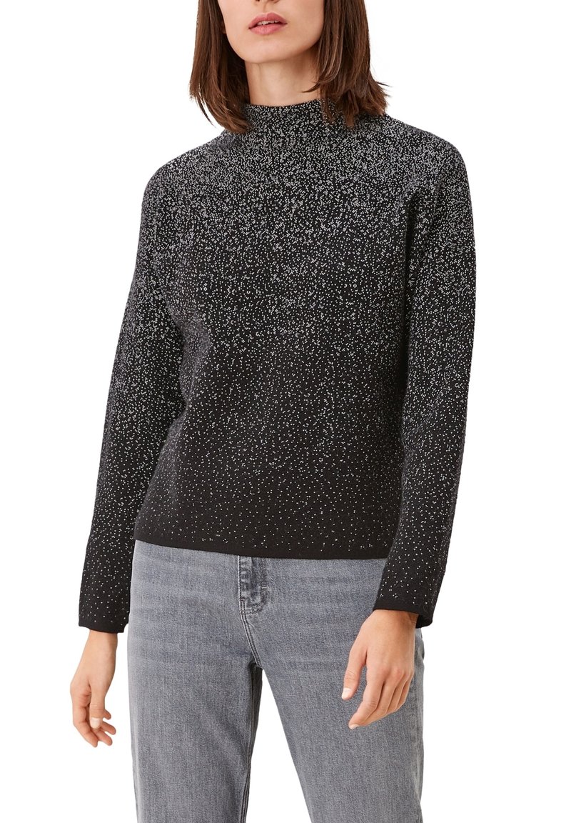 Damen Strickjacken | s.Oliver BLACK LABEL Strickpullover black knit/schwarz - GG87133 Damen Strickjacken | s.Oliver BLACK LABEL Strickpullover black knit/schwarz - GG87133