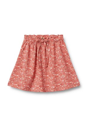 A-linjekjol - coral flowers