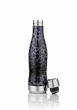 GLACIAL GLACIAL BOTTLE - BLACK LEOPARD 400ML - Cantimplora - black
