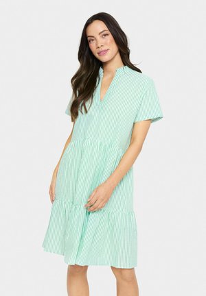 ELMIKO  - Freizeitkleid - pistachio green white stripe