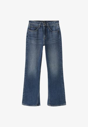 Mango, ADULT - Jean flare - dark blue