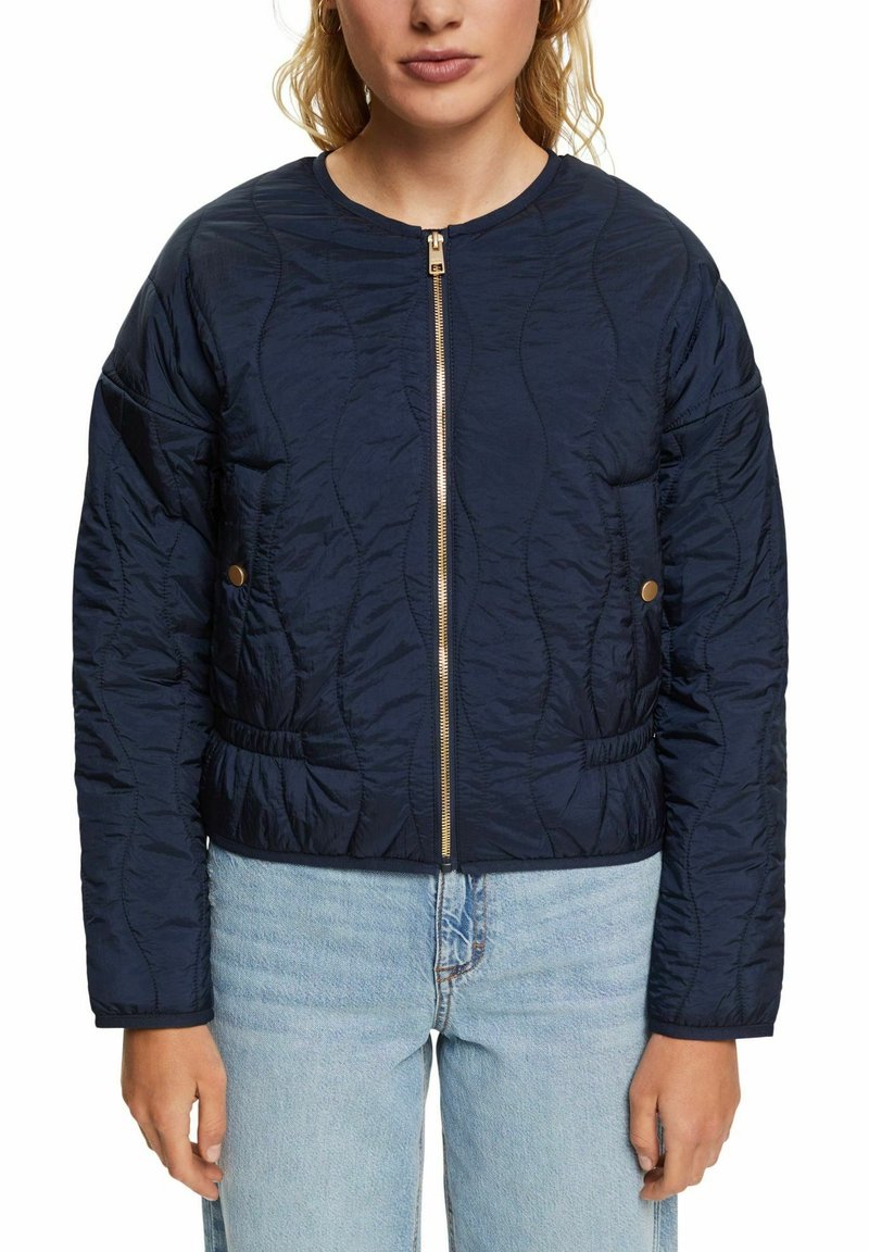 Damen Leichte Jacken | Esprit MIT DEKORATIVER STEPPUNG Übergangsjacke navy/dunkelblau - RJ32788 Damen Leichte Jacken | Esprit MIT DEKORATIVER STEPPUNG Übergangsjacke navy/dunkelblau - RJ32788