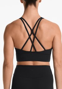 STRAPPY BACK - Sportski grudnjak s blagom potporom - black