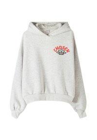 PRINTED - Kapuzenpullover - dark grey