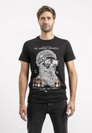 T-shirt imprimé - noir