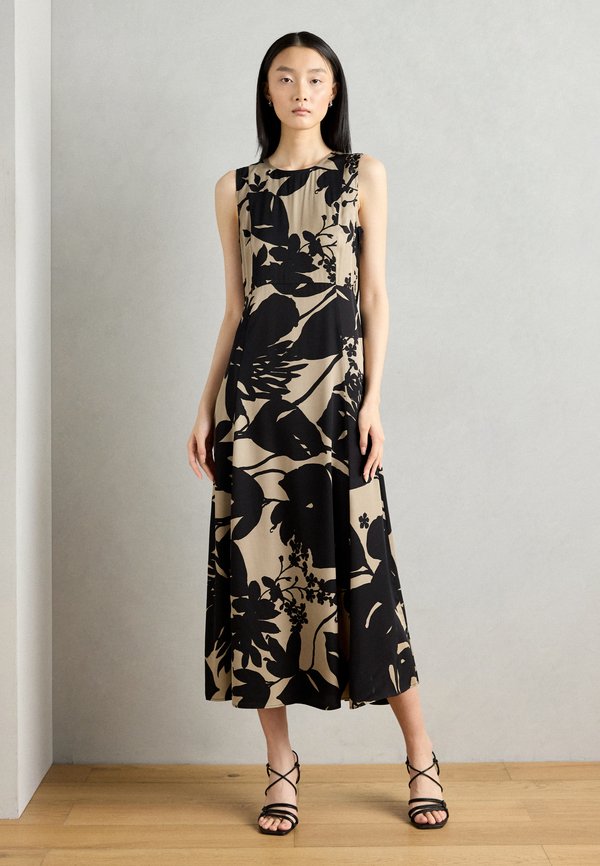 DRESS FEMININE SILHOUETTE CUTLINES SLEEVELESS - Day dress