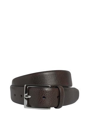 PEBBLE - Belt business - dark brown