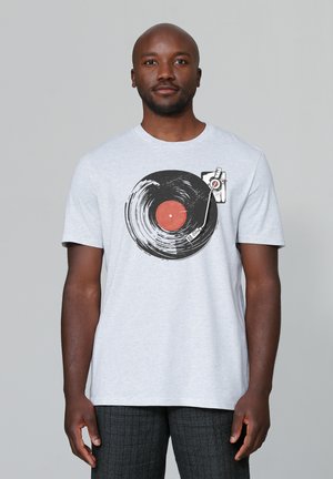 T-shirt imprimé - cool heather grey