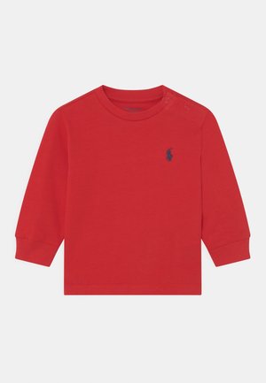 COTTON JERSEY LONG-SLEEVE T-SHIRT - T-shirt à manches longues - red