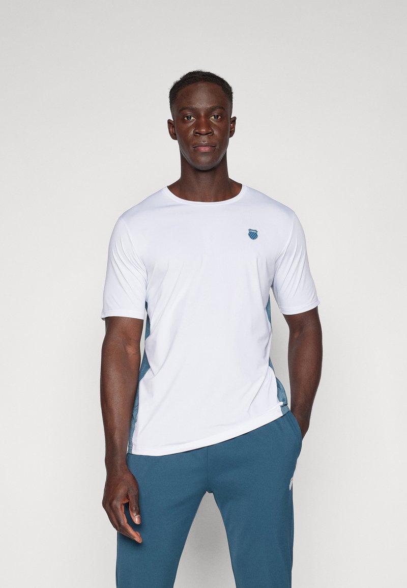 K-SWISS - HYPERCOURT MIX CREW - Print T-shirt - white/stargazer, Enlarge