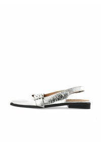 BIAVICTORIA - Ballerinaskor med slingback - silver