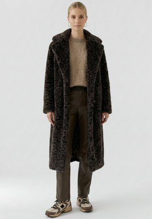 Oui, MANTEL - Winter coat - dk brown grey