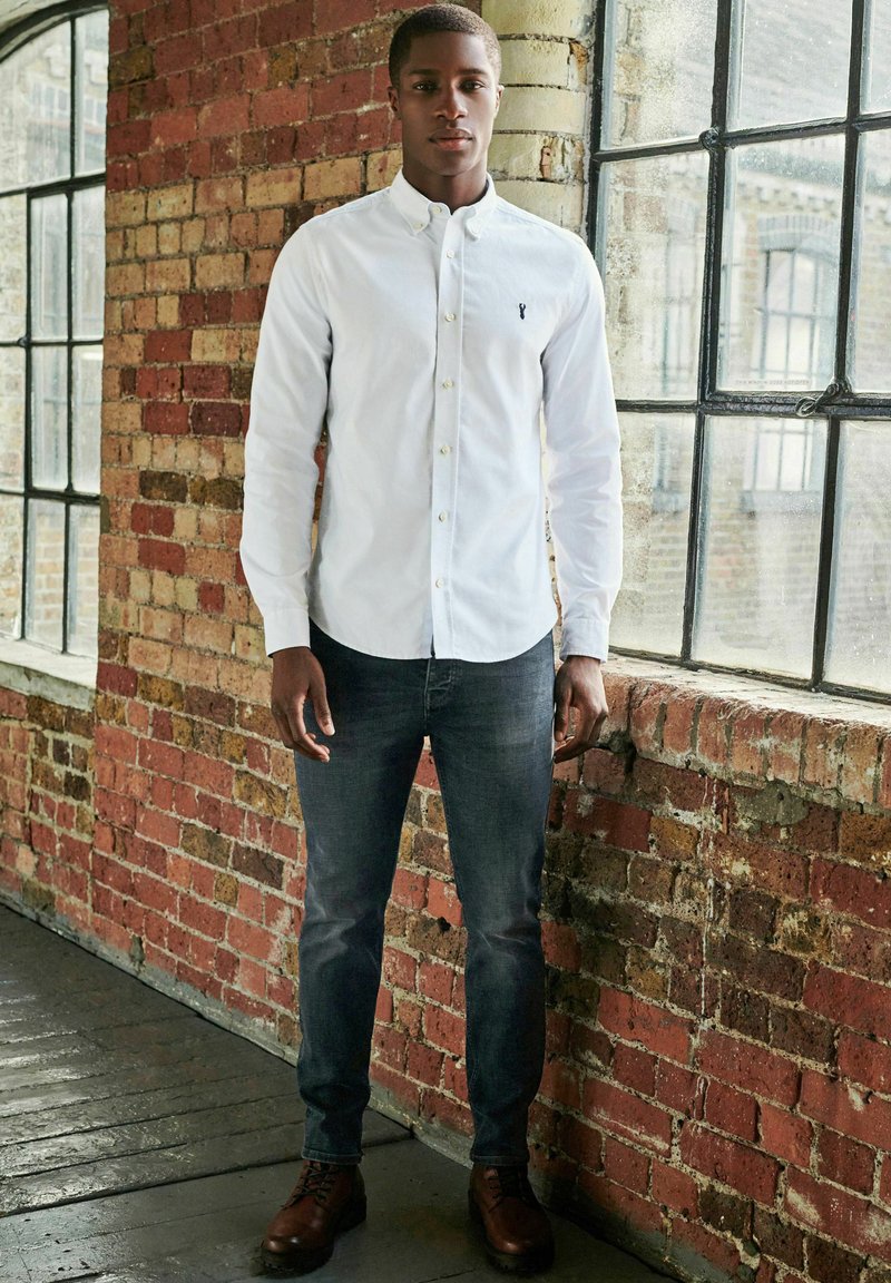 Next - LONG SLEEVE OXFORD  - Marškiniai - white, Padidinti