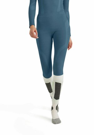 FALKE Wool-Tech Long Tights cold to very cold temperatures - Calzamaglia - capitain