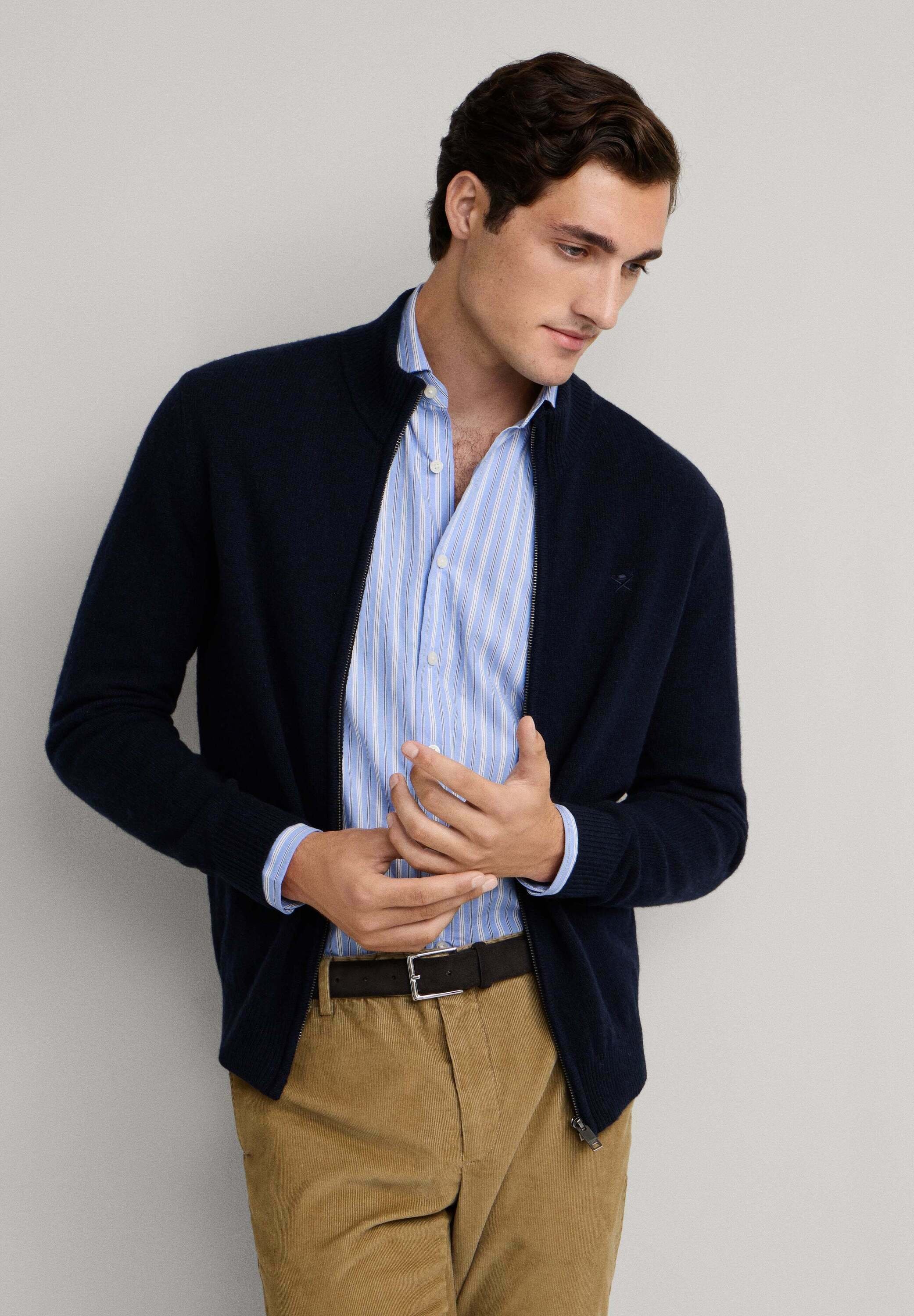 Hackett London Cardigan - midnight blue/dark blue - Zalando