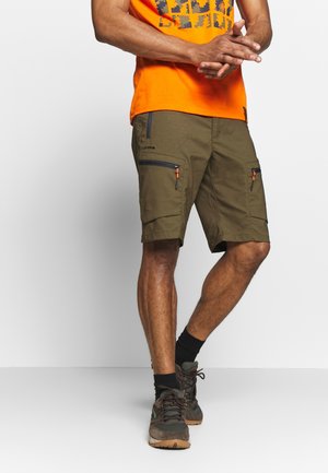 Pantalones montañeros cortos - dark green