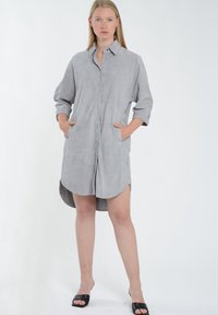 Maze Skjortekjole - steel