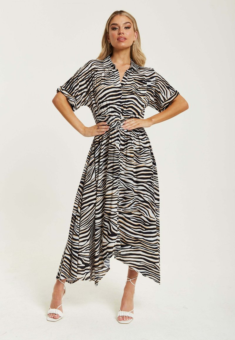 Liquorish ZEBRA PRINT  - Maxi dress - brown